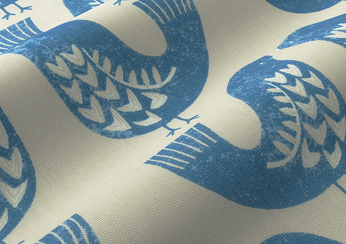 Scandi Birds, Capri - Made to Measure Curtains - Image 4